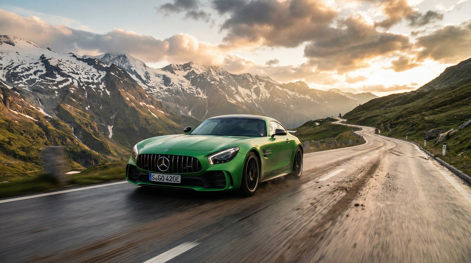 国产自拍奔驰AMG山路视频